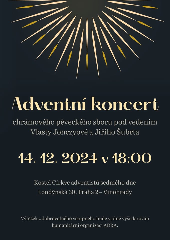 Adventní koncert pěveckého sboru
