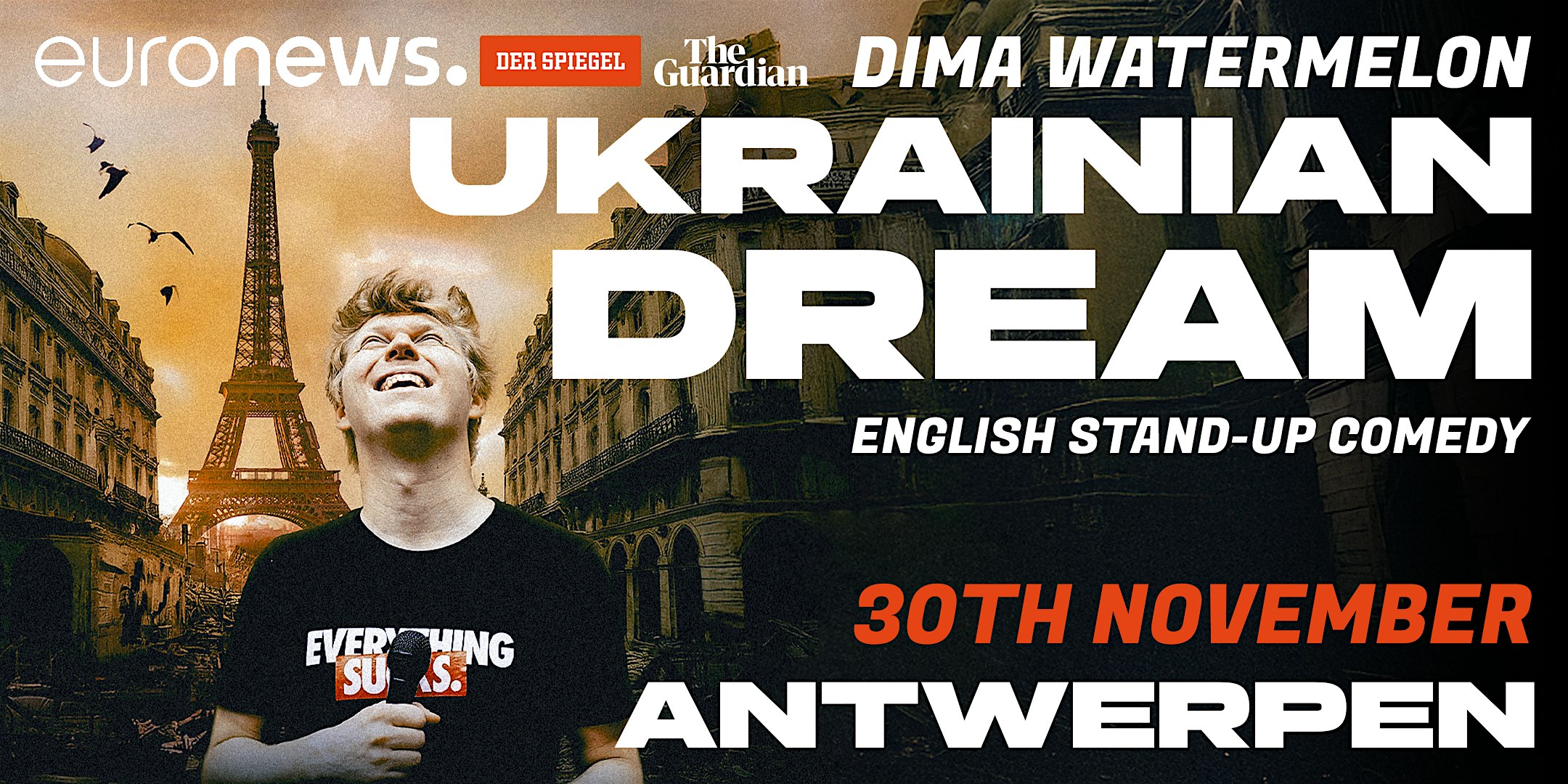 Ukrainian Dream: An Inspirational Stand-Up Comedy Show in Antwerp