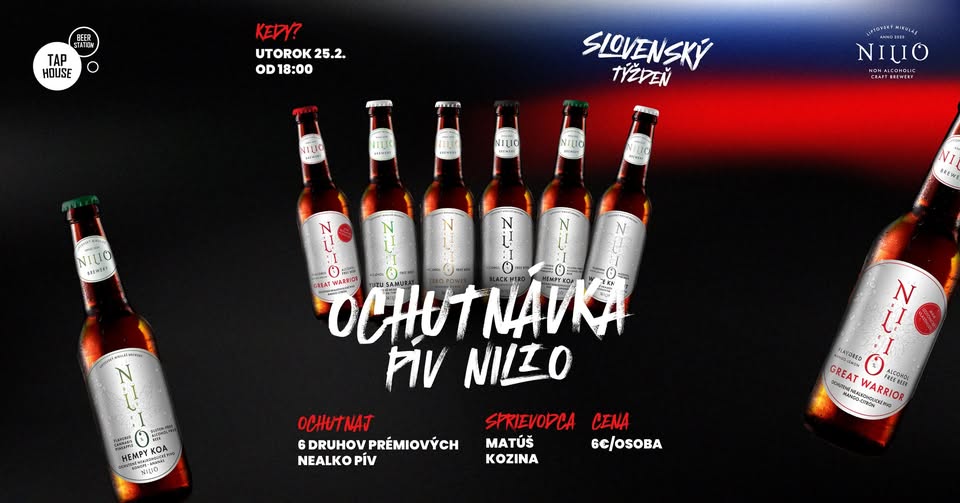 🍺 Ochutnávka Nilio nealko pív v TapHouse