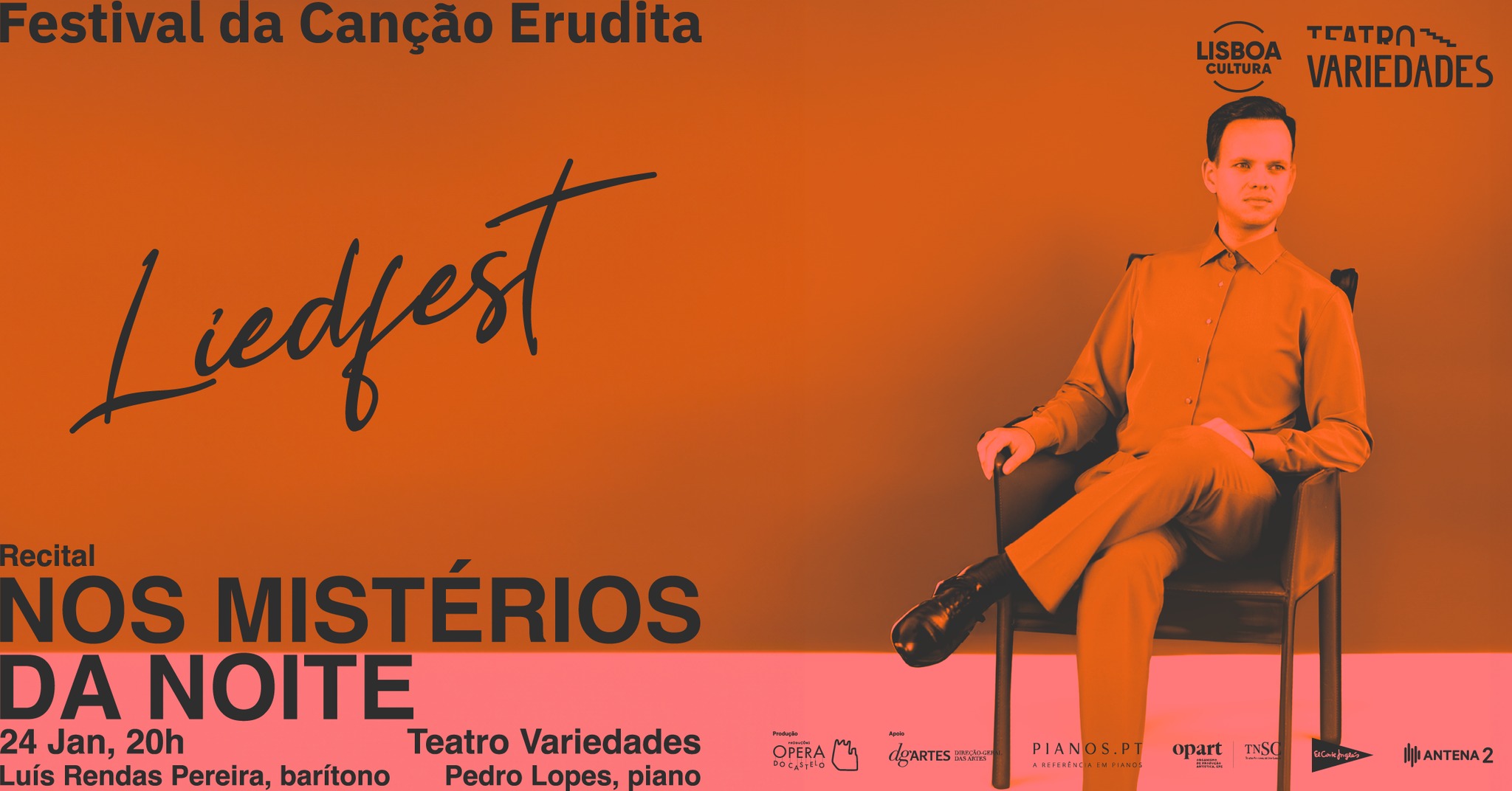 Nos mistérios da noite | recital