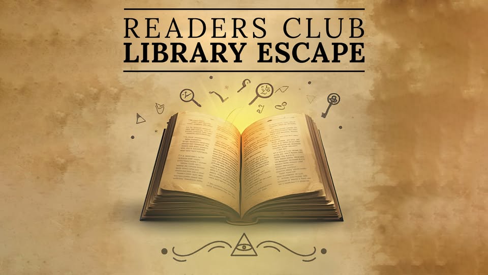 Klub čitateľov - Readers Club - Library Escape
