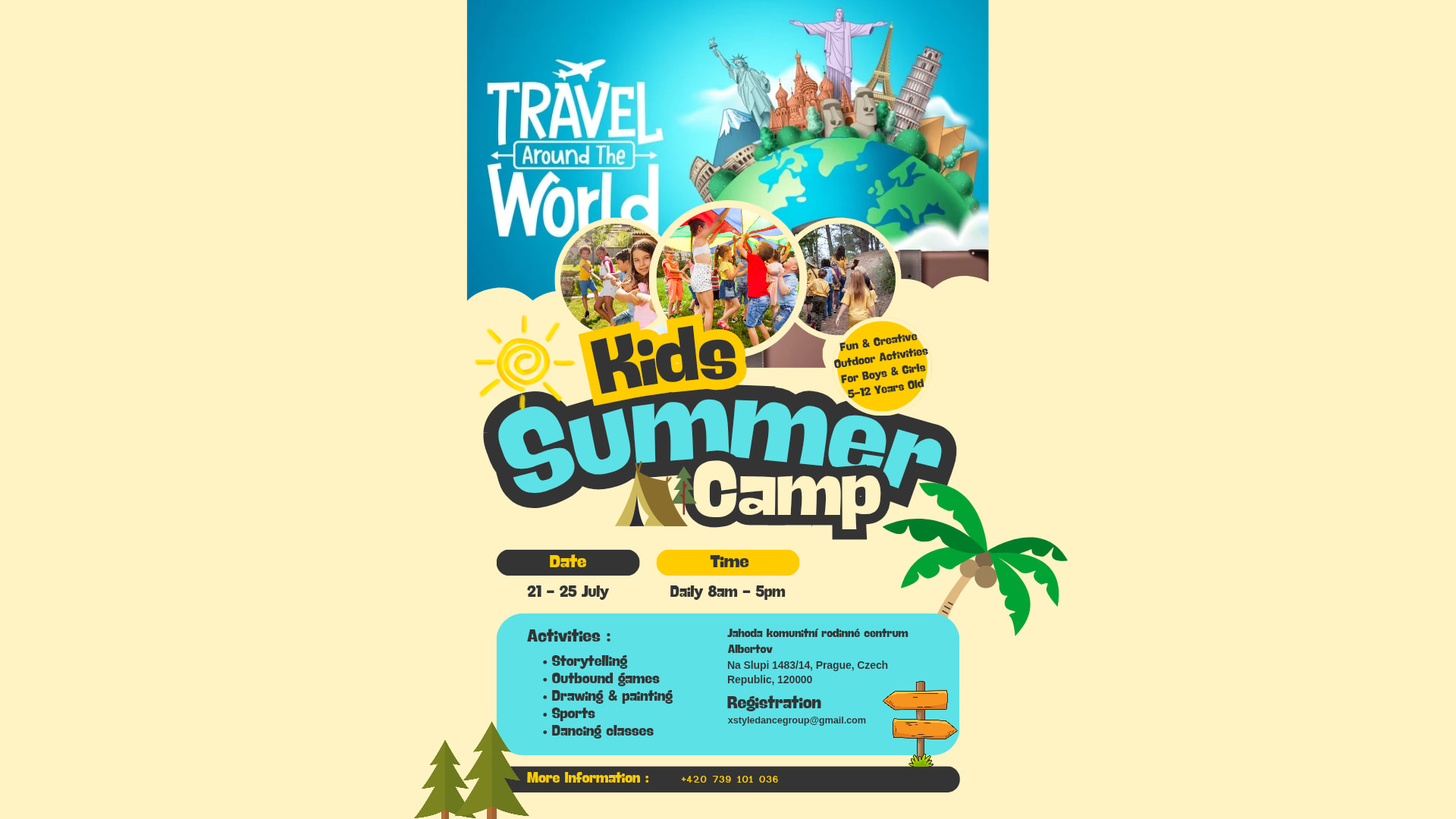 KIDS SUMMER CAMP - Travel around the world