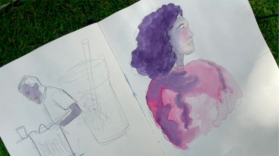 Sketching / Painting 🎨🖌️☕ After Work session