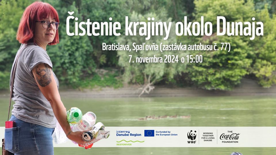 Čistenie krajiny okolo Dunaja