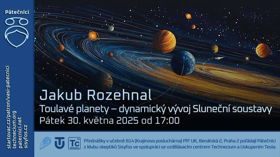 Jakub Rozehnal: Toulavé planety - dynamický vývoj Sluneční soustavy