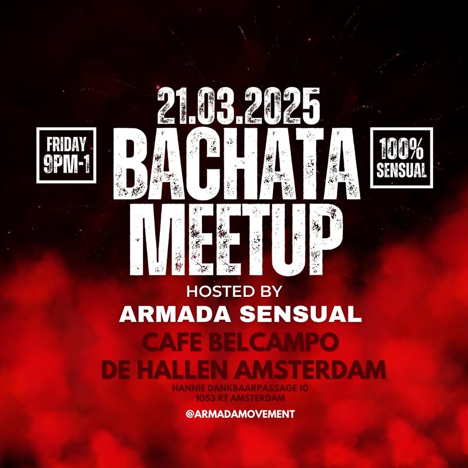 BACHATA MEETUP AT DE HALLEN AMSTERDAM (CAFE BELCAMPO)