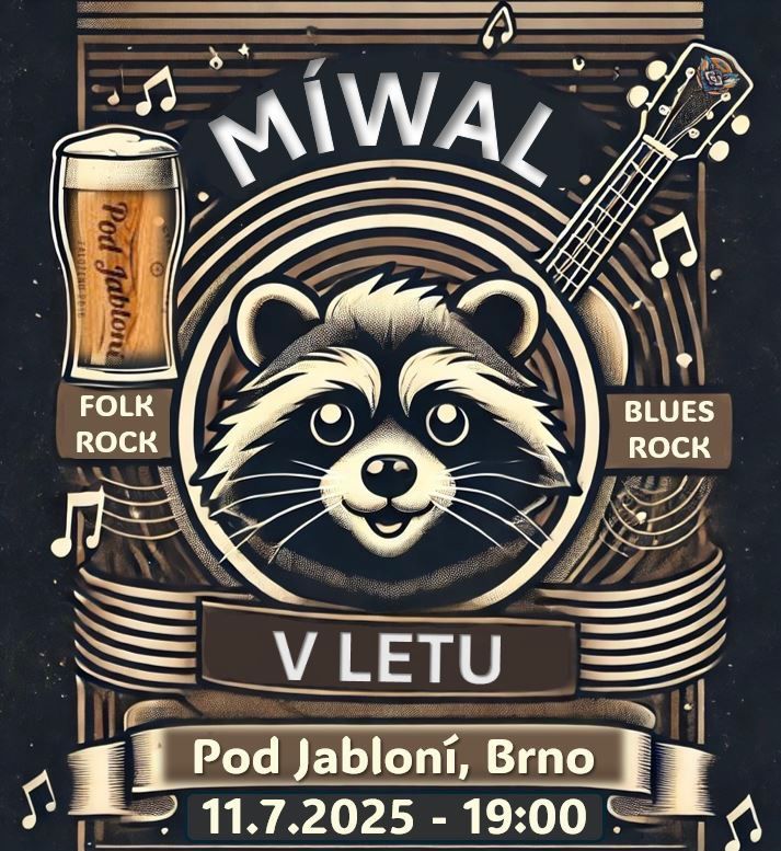 Míwal v letu Pod Jabloní