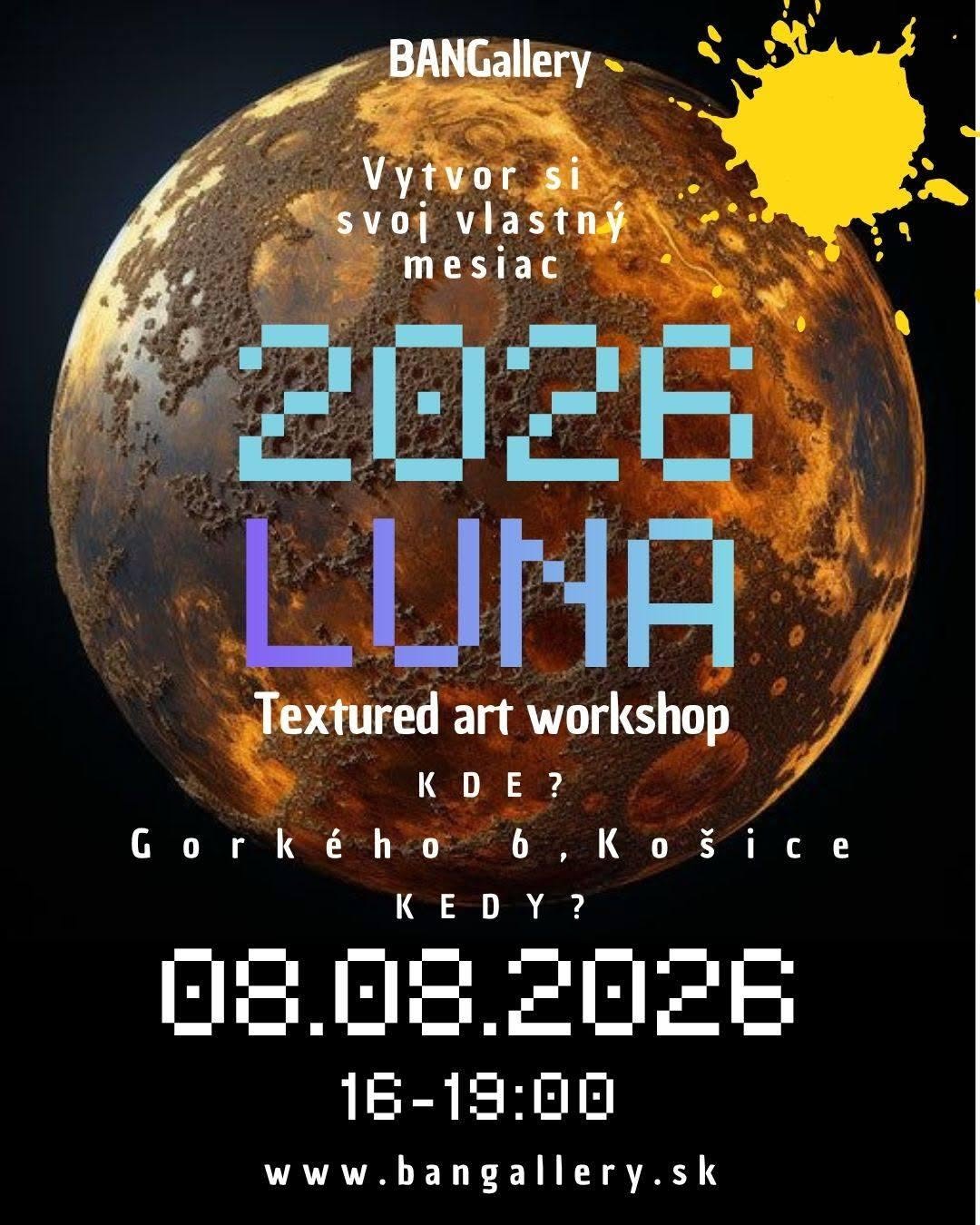 LUNA textured art workshop