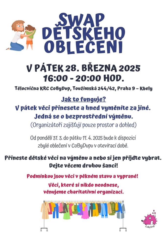 SWAP dětského oblečení