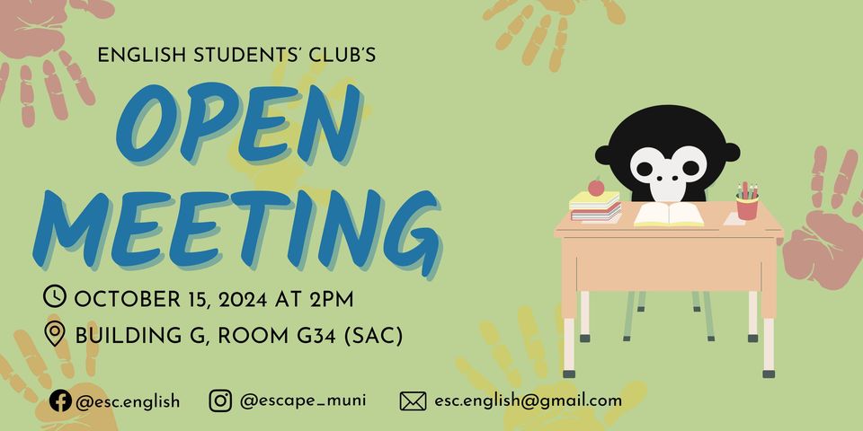 ESCape's Open Meeting Autumn 2024