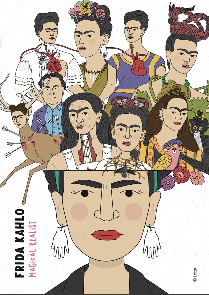 Víkendový výtvarný workshop pre deti Frida Kahlo / Autoportrét