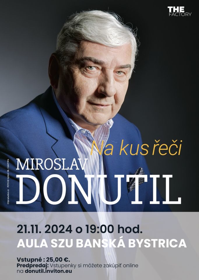 Miroslav Donutil v Banskej Bystrici