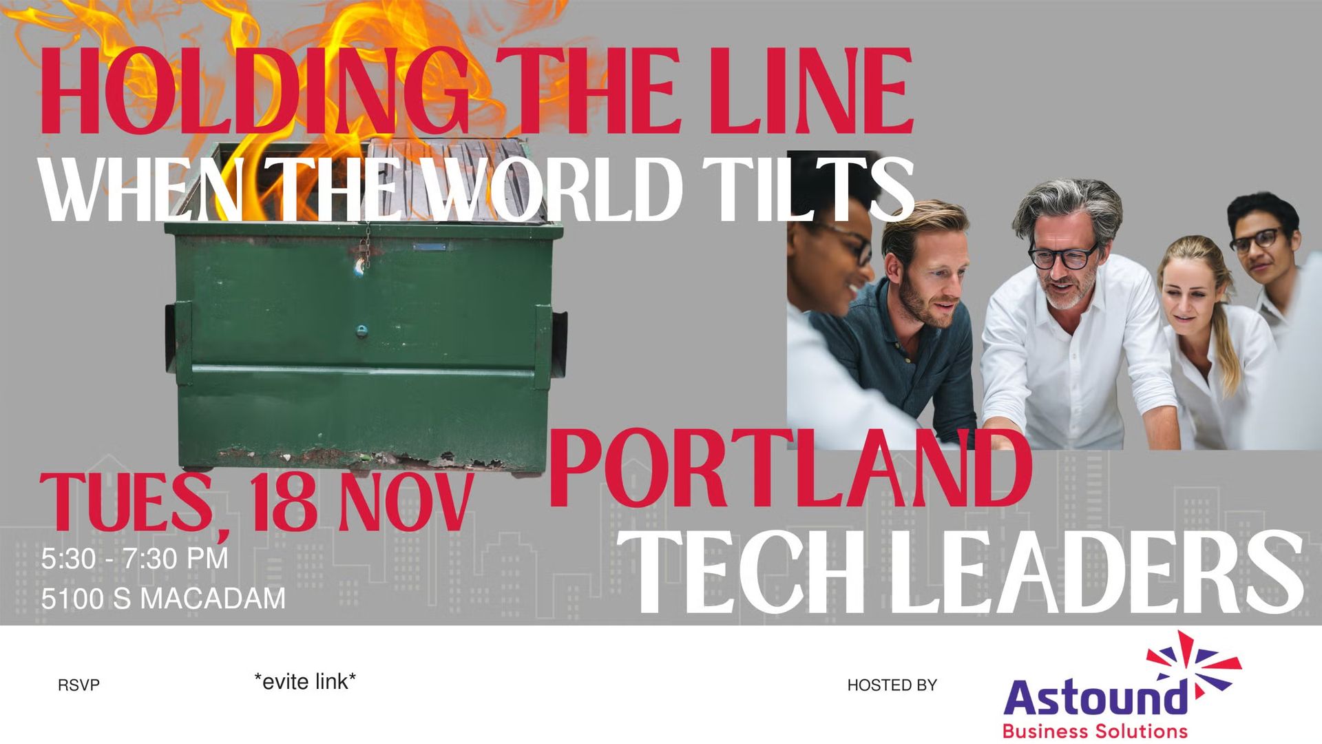 Holding the Line When the World Tilts