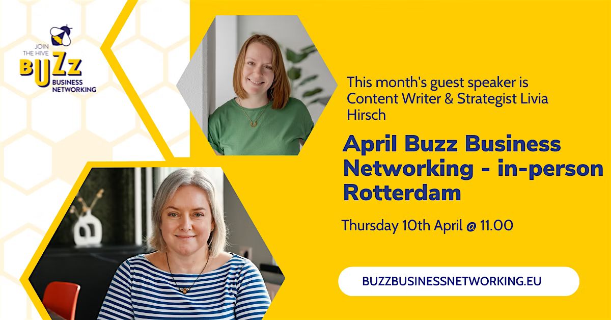 Apr 2025 Buzz Business Networking Meet Up – Rotterdam