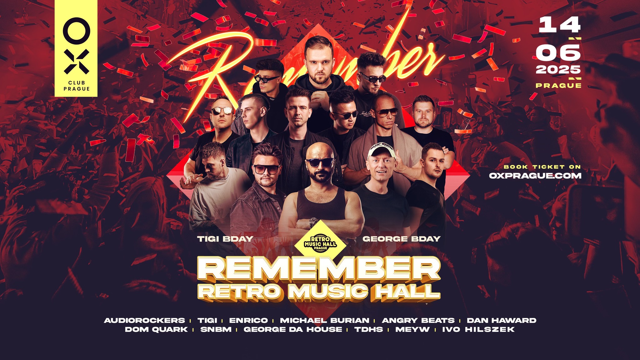 REMEMBER RETRO MUSIC HALL | 14.6.2025 | OX Prague
