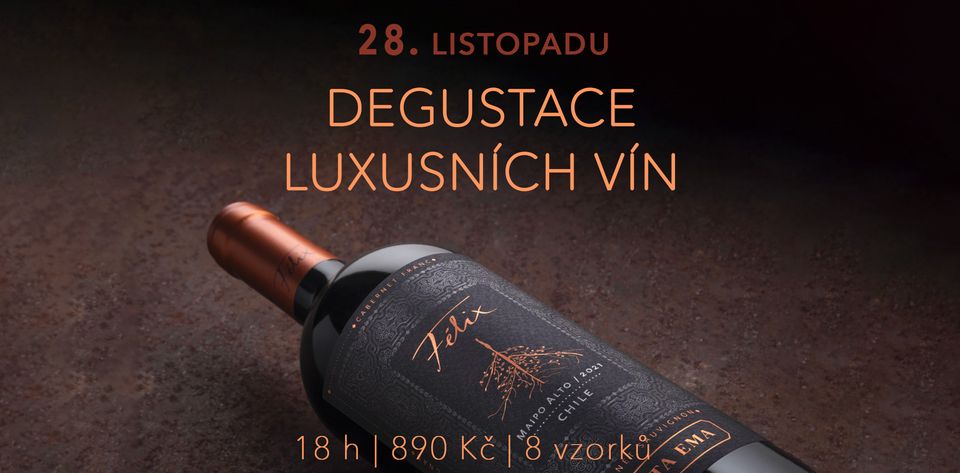 Degustace luxusních vín