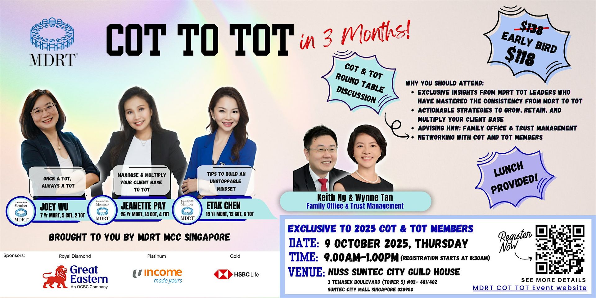 COT to  TOT In 3 Months