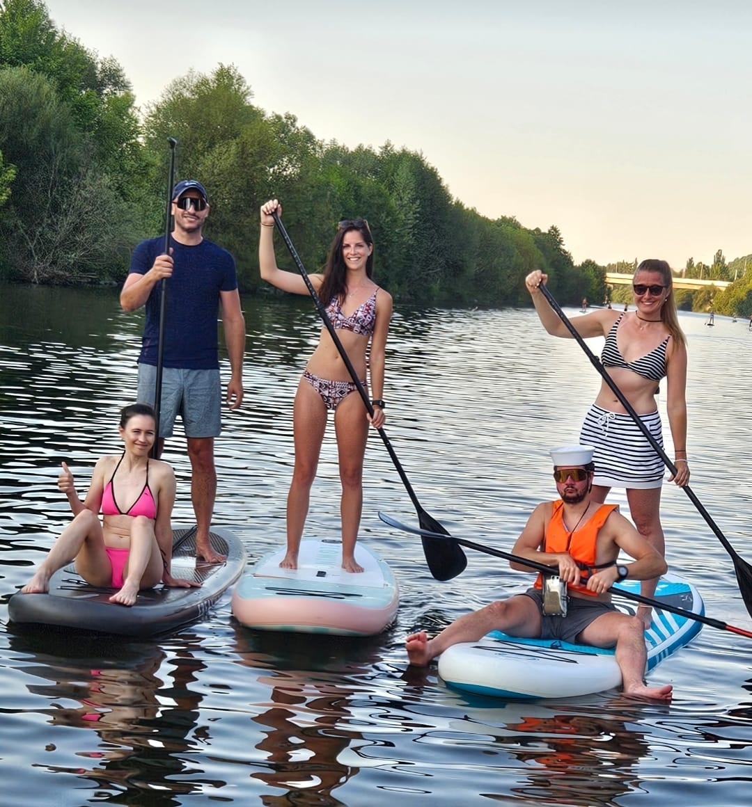 Paddleboardy v Braníku #1