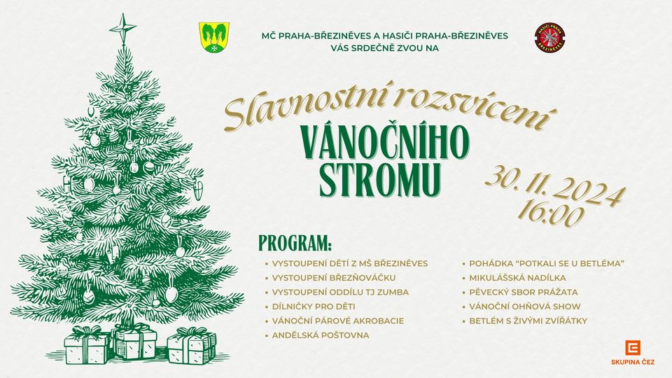 Slavnostní rozsvícení vánočního stromu