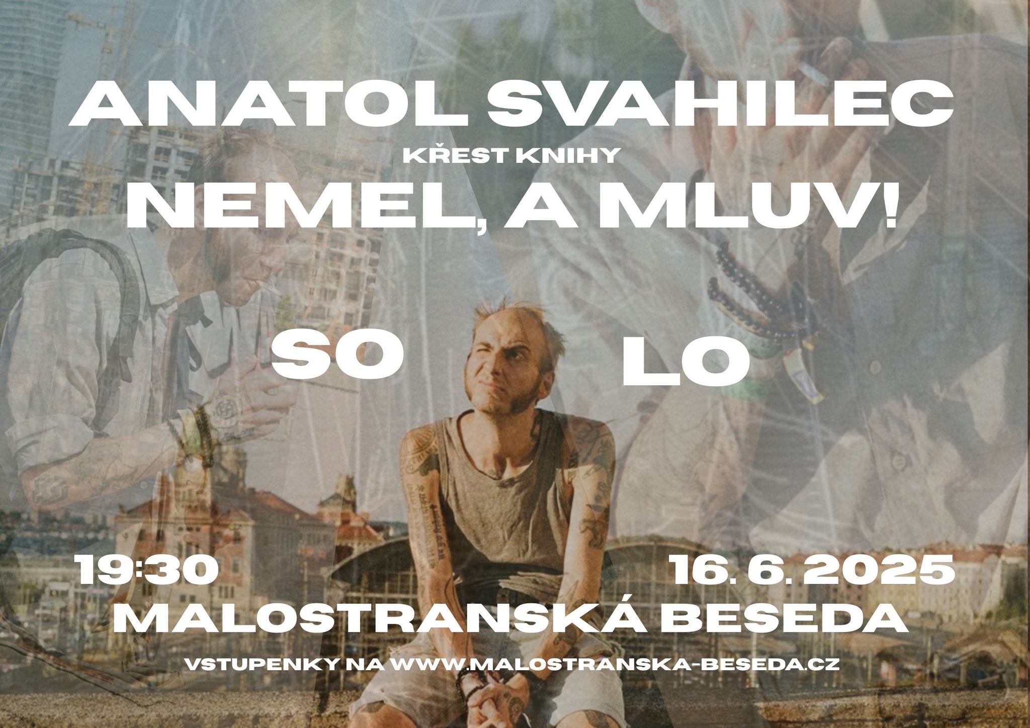 Anatol Svahilec sólo - křest almanachu "Nemel, a mluv!" / Malostranská beseda