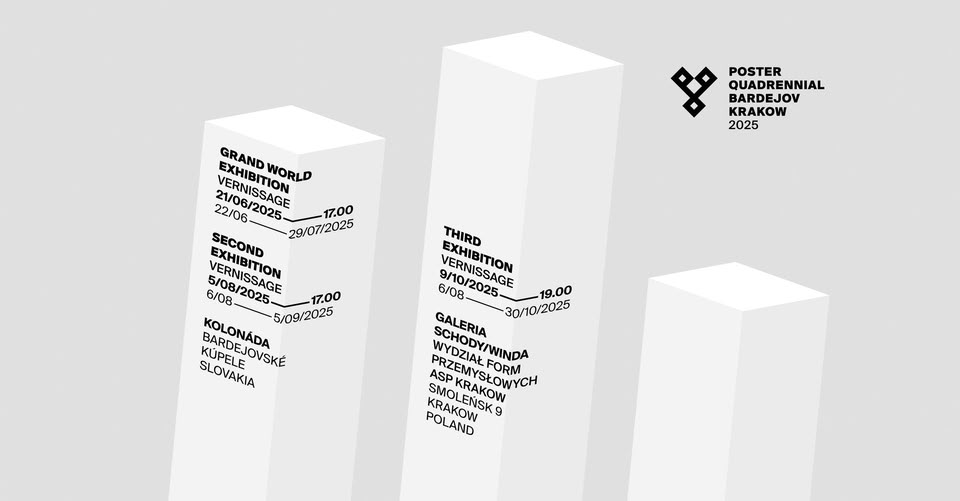 Poster Quadrennial Bardejov Krakow 2025 -  Grand World Exhibition