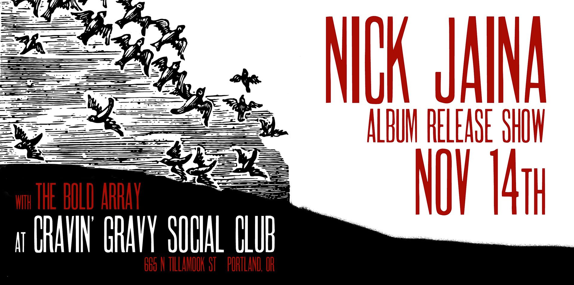 Buy Tickets - Nick Jaina Album Release Show Portland - Nov 14
