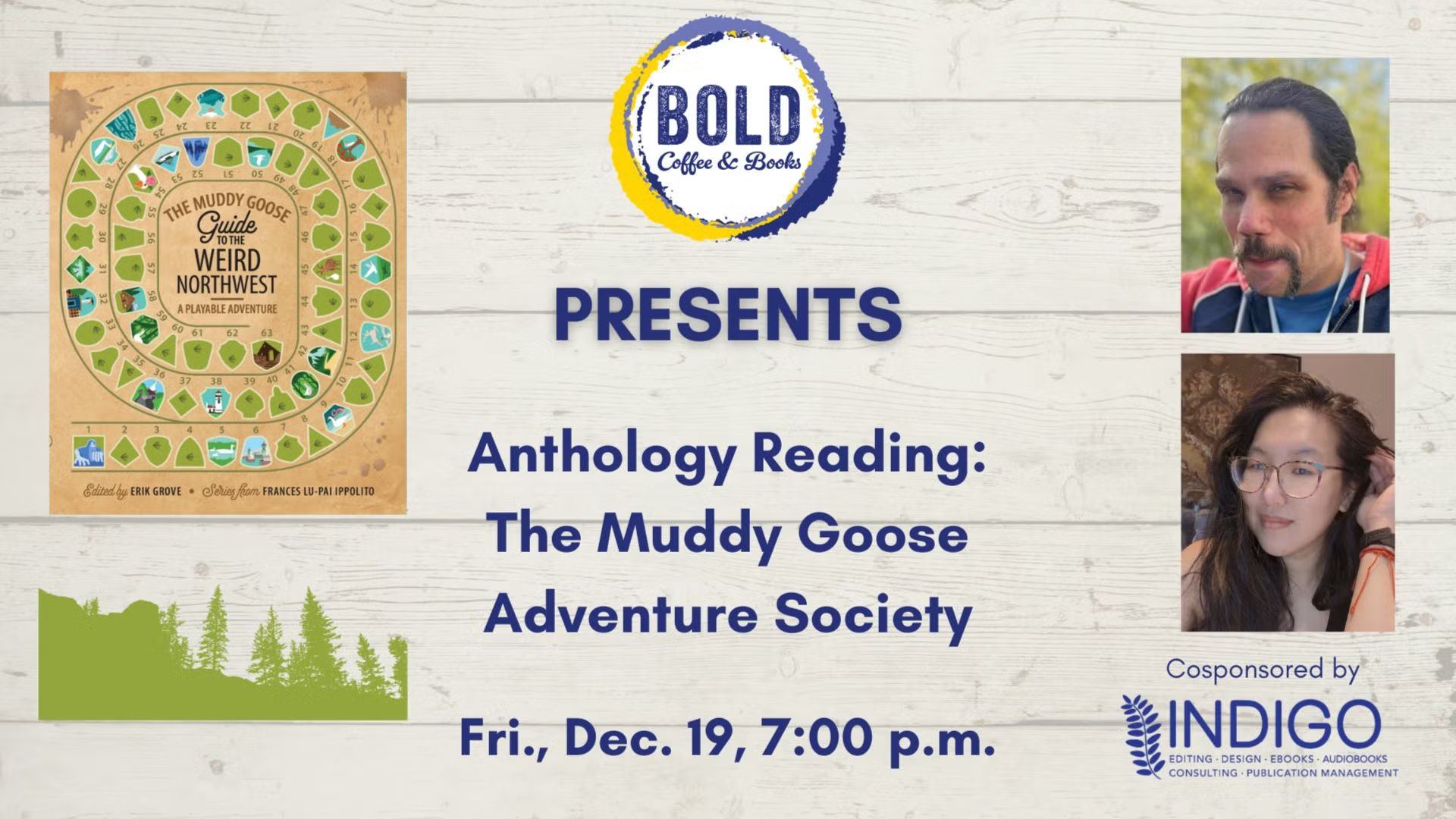 Anthology Reading: The Muddy Goose Adventure Society