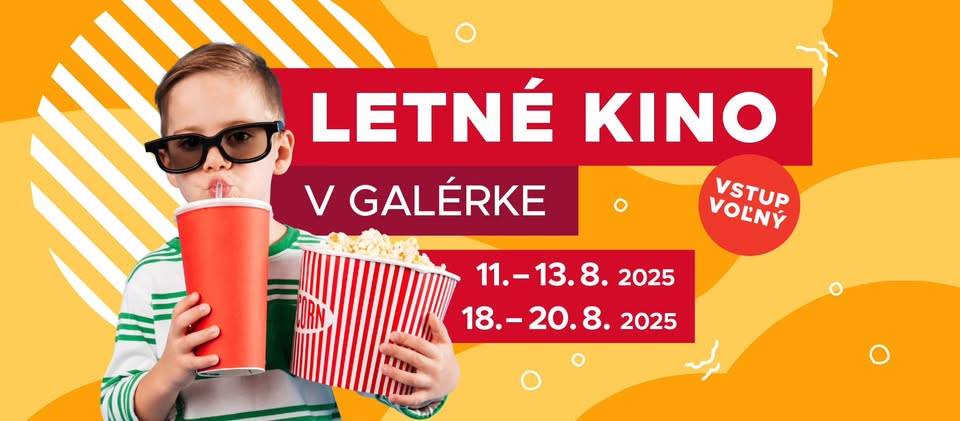 LETNÉ KINO pred Galérkou