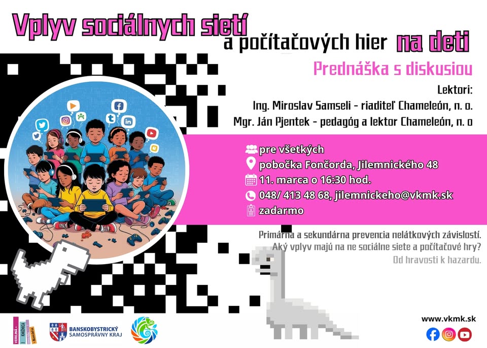 Vplyv sociálnych sietí a PC hier na deti