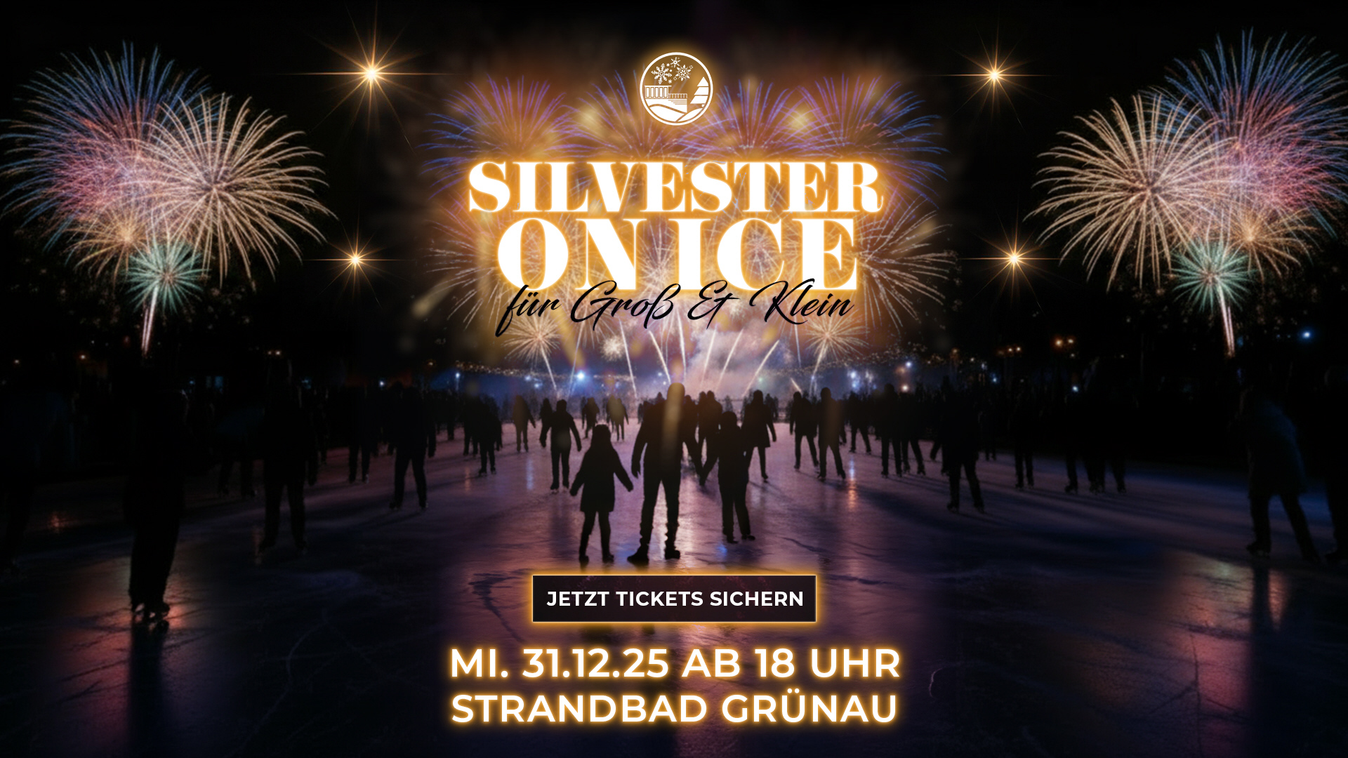 New Year's Eve on Ice 2025 - The New Year's Eve party at the Grünau lido 12/31/25