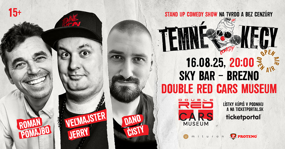 Temné kecy (Open air s bazénom) - Brezno (Double Red Cars Museum)