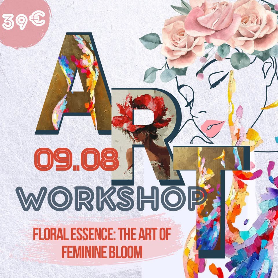 🌸 ART WORKSHOP – ŽENSKÝ SILUET S KVETMI