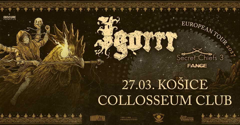 IGORRR, SECRET CHIEFS 3, FANGE - Košice