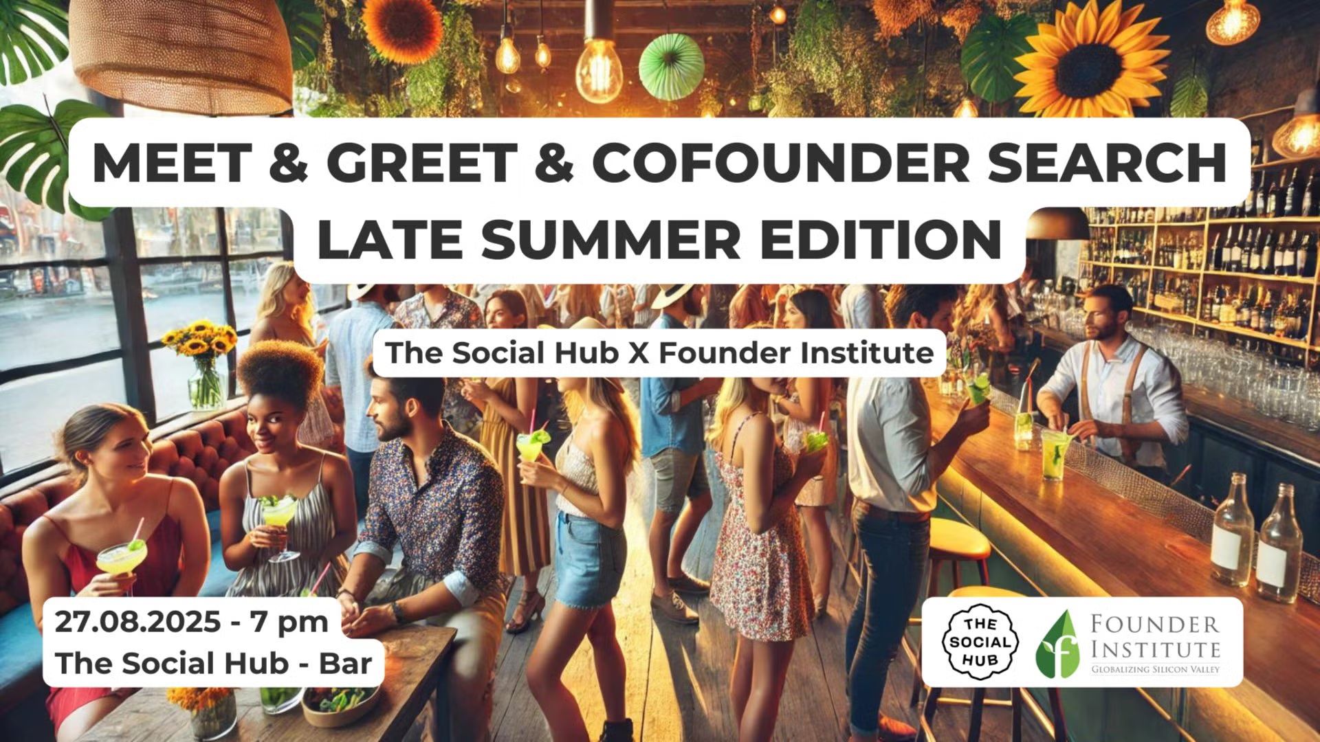 Founder Meet&Greet: In-Person Startup Networking Summer Edition!