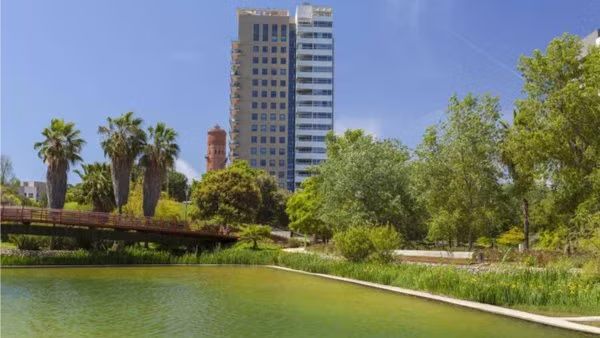 Pic nic and games at Parc Diagonal Mar
