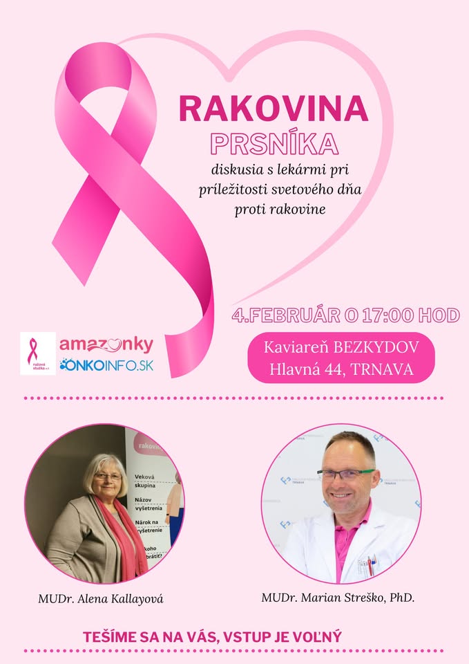 Diskusia pri príležitosti svetového dňa proti rakovine v Trnave