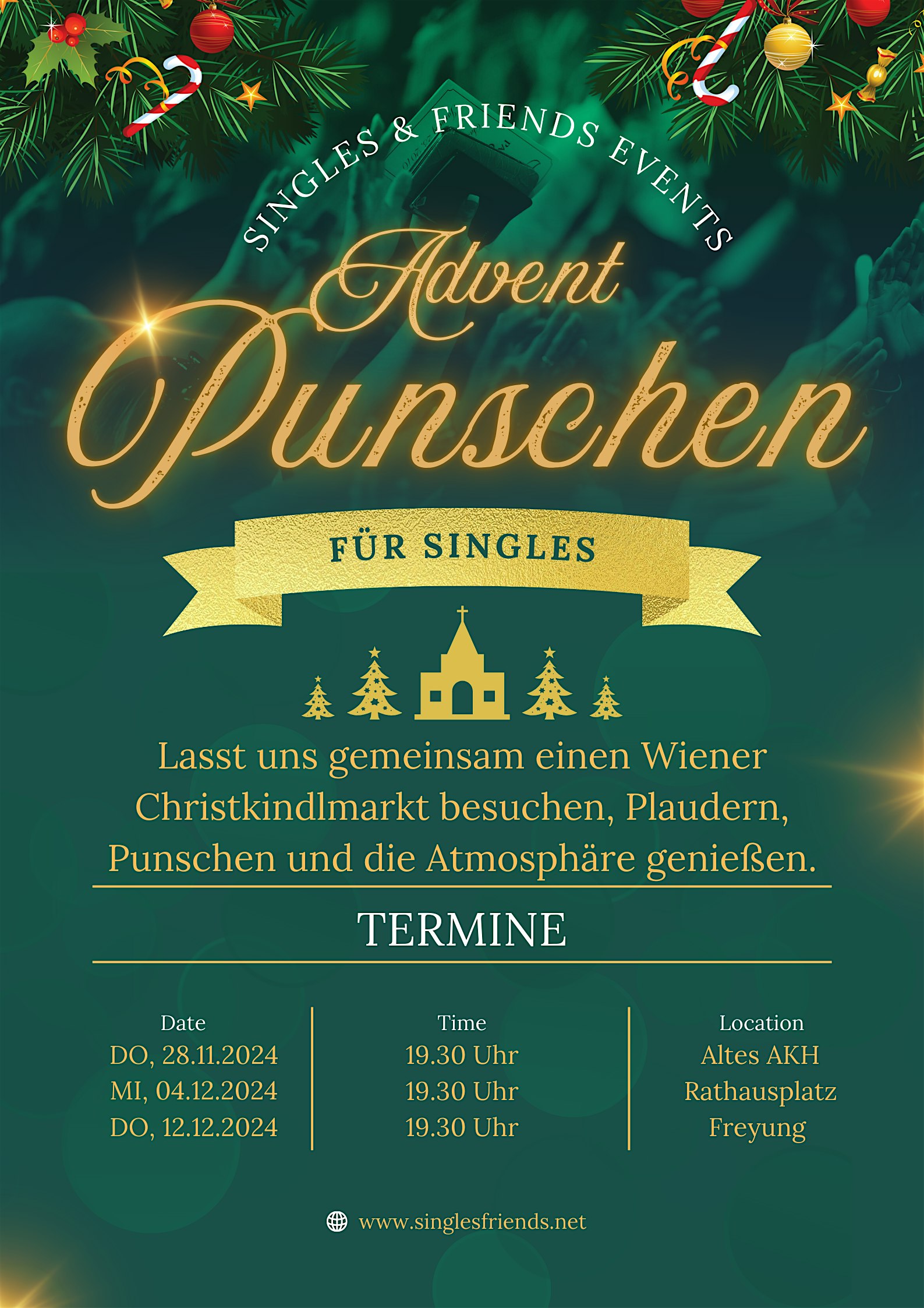 Advent Punschen für Singles in Wien