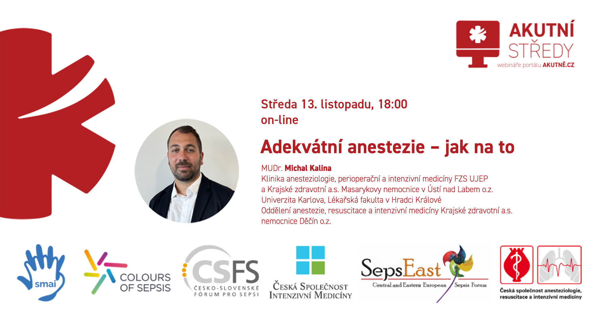Akutní středa: Adekvátní anestezie – jak na to