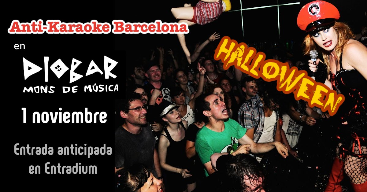Anti-Karaoke HALLOWEEN 2025 en DIOBAR