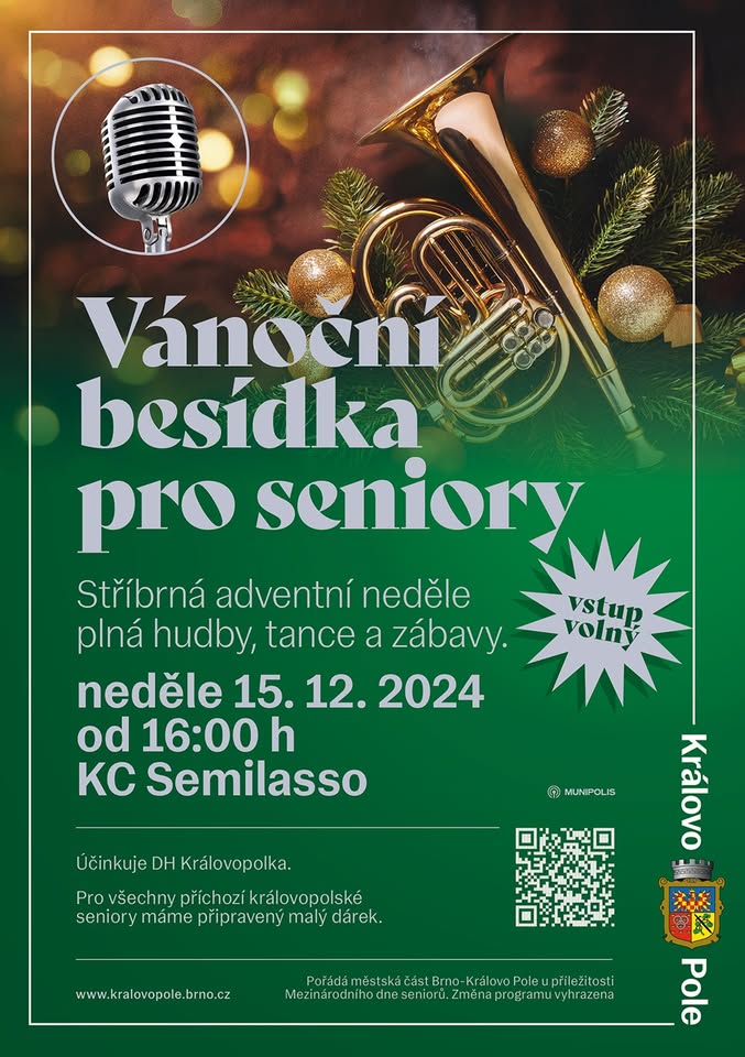 Vánoční besídka nejen pro seniory