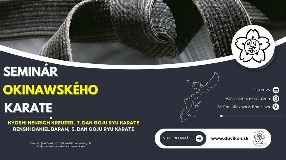 Seminár okinawského karate
