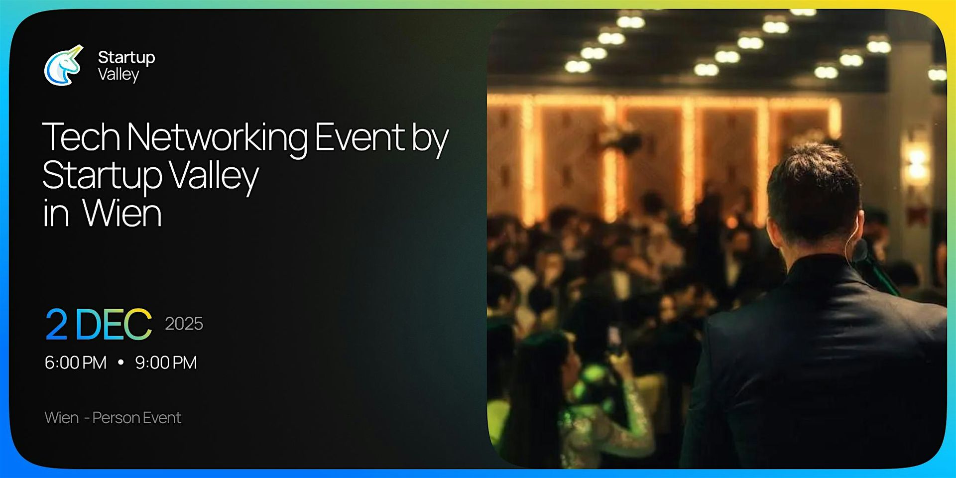 Tech‑Networking‑Event by Startup Valley in Wien