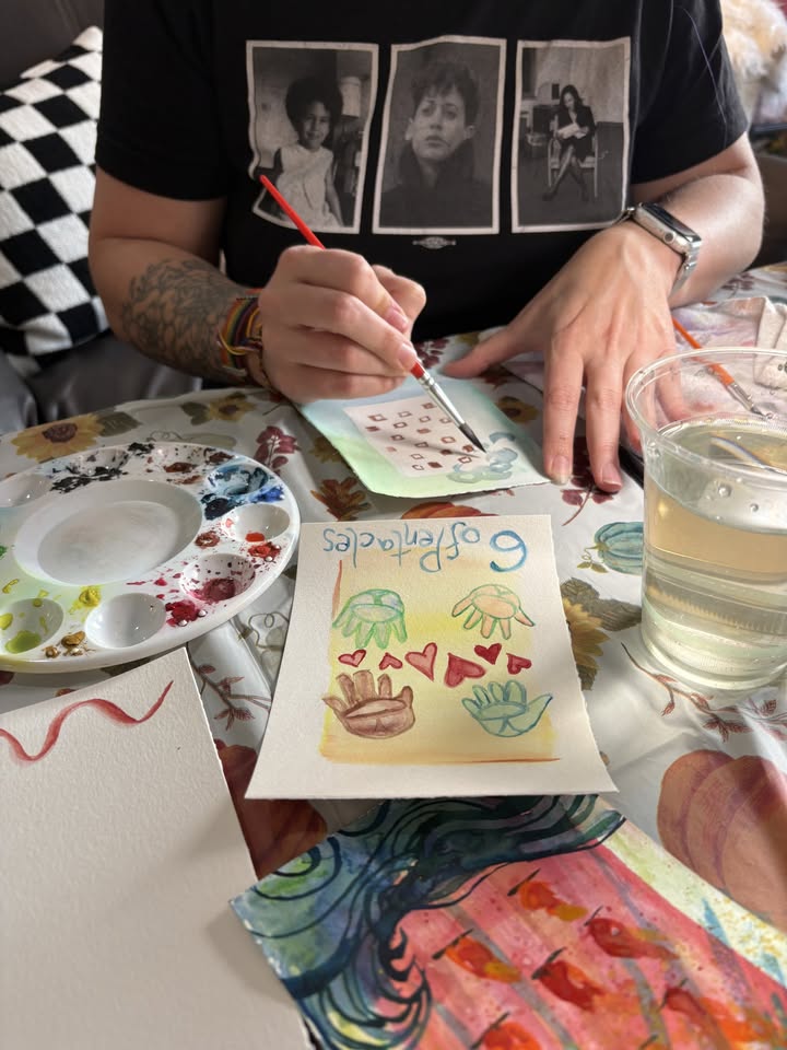 Witchy Watercolor @ Cathedral Park Food Carts