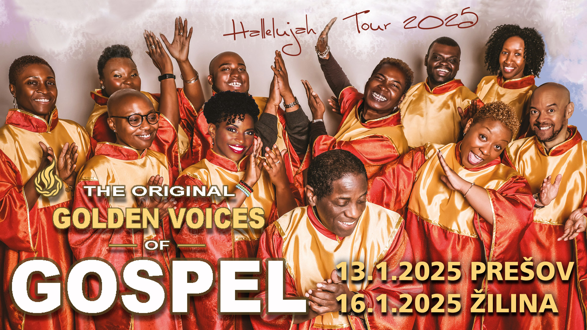 Zlaté Hlasy Gospelu v M Aréne v Prešov