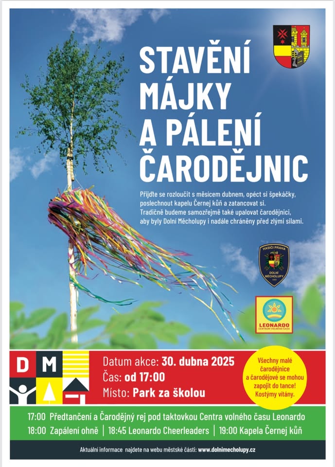 STAVĚNÍ MÁJKY A PÁLENÍ ČARODĚJNIC