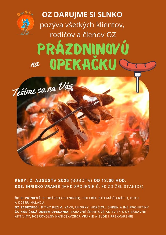 OPEKAČKA OZ DARUJME SI SLNKO 2025