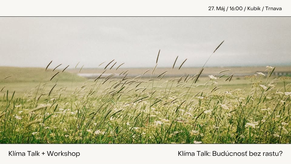 Klíma Talk: Budúcnosť bez rastu + workshop / Trnava