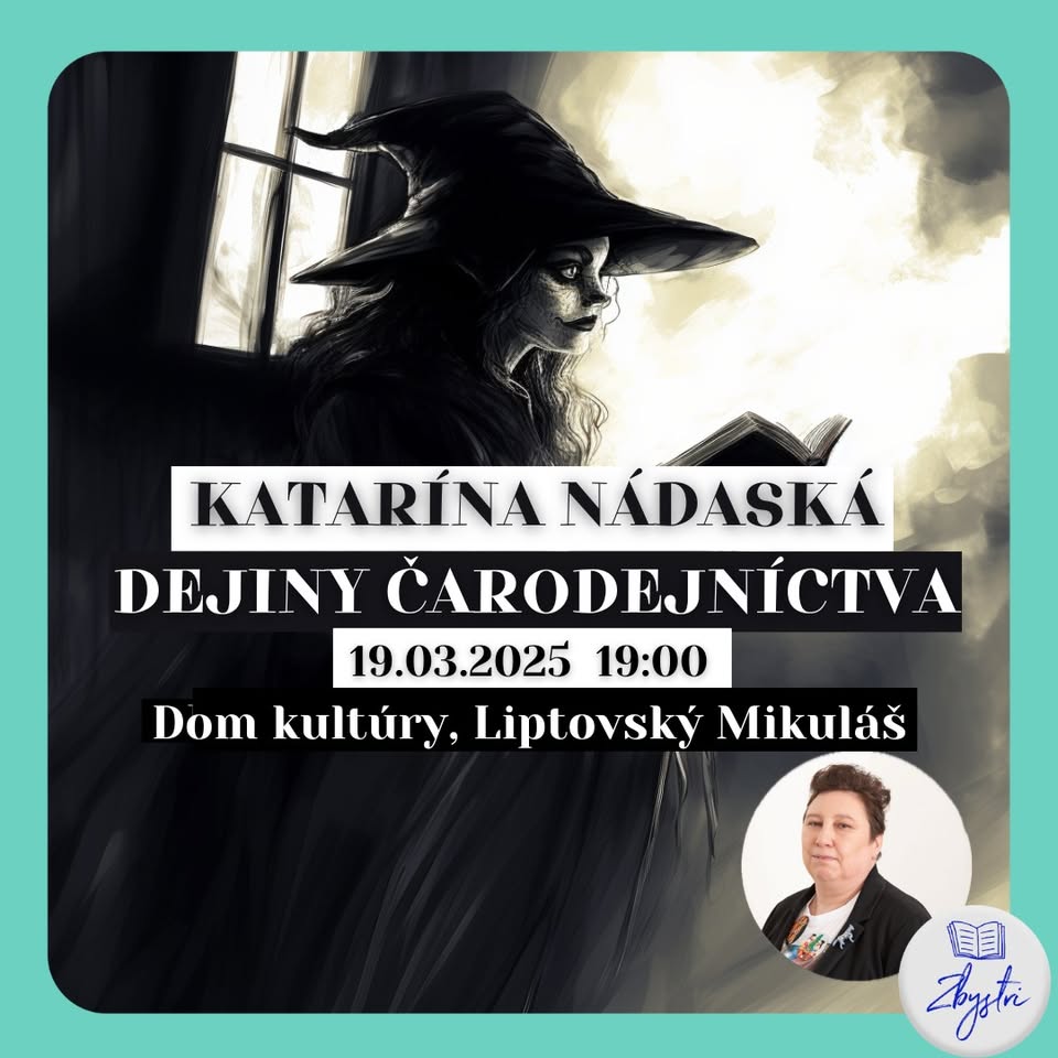 Katarína Nádaská: Dejiny čarodejníctva I Liptovský Mikuláš