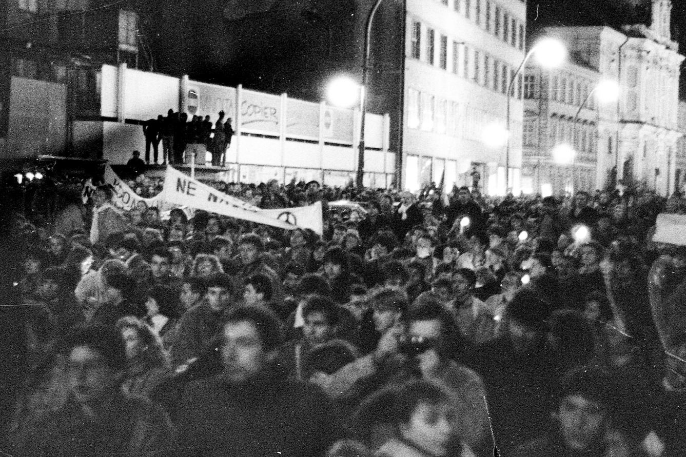 Stage Blanických rytířů k 35. výročí zásahu na Národní třídě