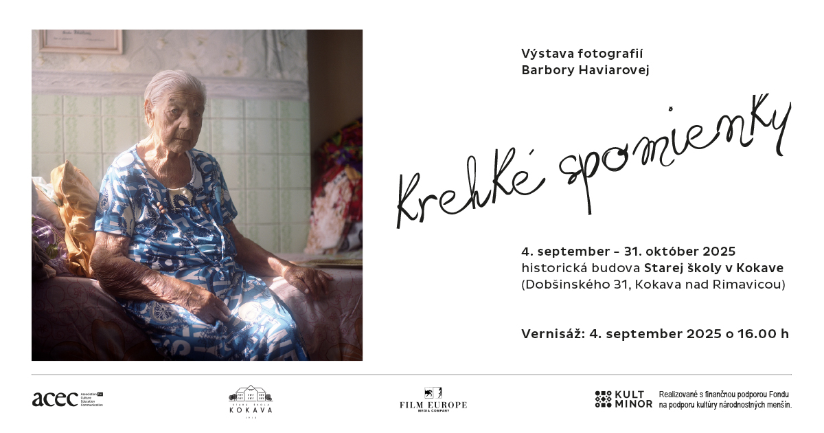 Vernisáž fotografickej výstavy Barbory Haviarovej - Krehké spomienky